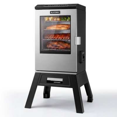 BLATOMIC 30" Digital Electric Smoker with Stand
