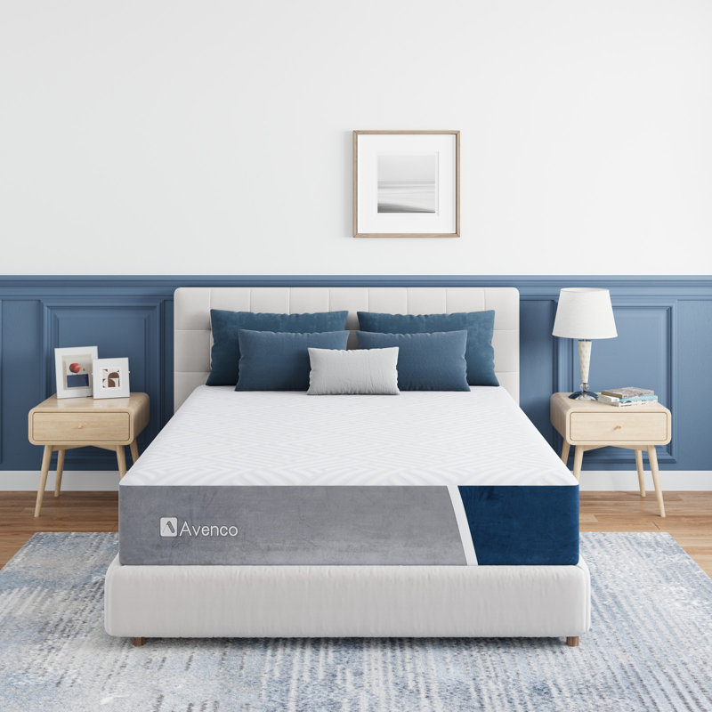 Matelas en mousse viscoélastique gélifiée 12 po, Très grand
