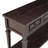 Omeara 50" Console Table,entryway table,Sofa Table with three top drawers-263412675