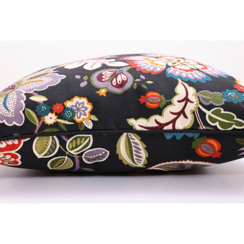 Floral Outdoor Throw Pillow