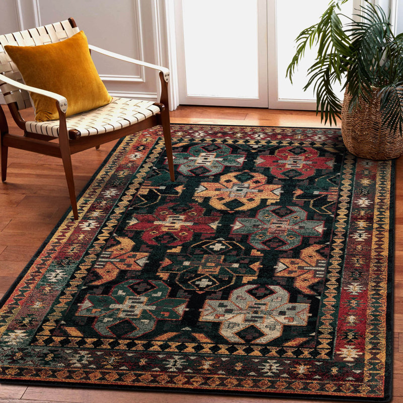 Oriental Wool Area Rug, Rectangular 200 x 300cm
