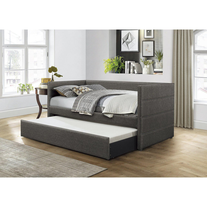 Blisse Daybed with Trundle, Dark Gray