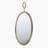 Iron Frame Vertical Round Mirror