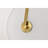 Gethra Split Sphere Brass And Frosted Glass Pendant Ceiling Lamp 2-light Down Rod