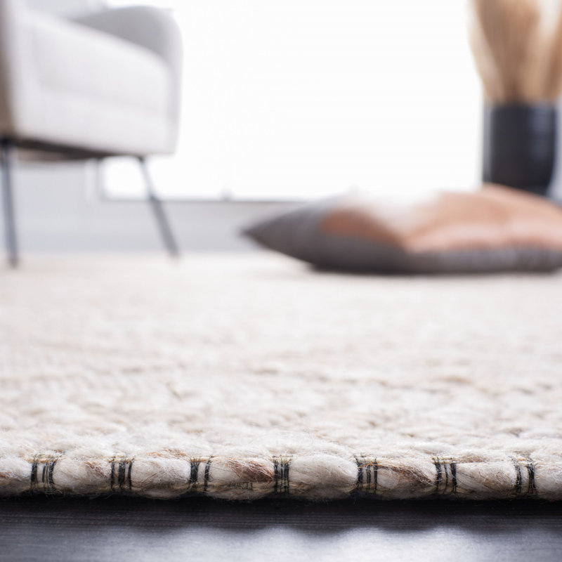 Bouwhuis Flatweave Geometric Indoor Rug, Square 6'