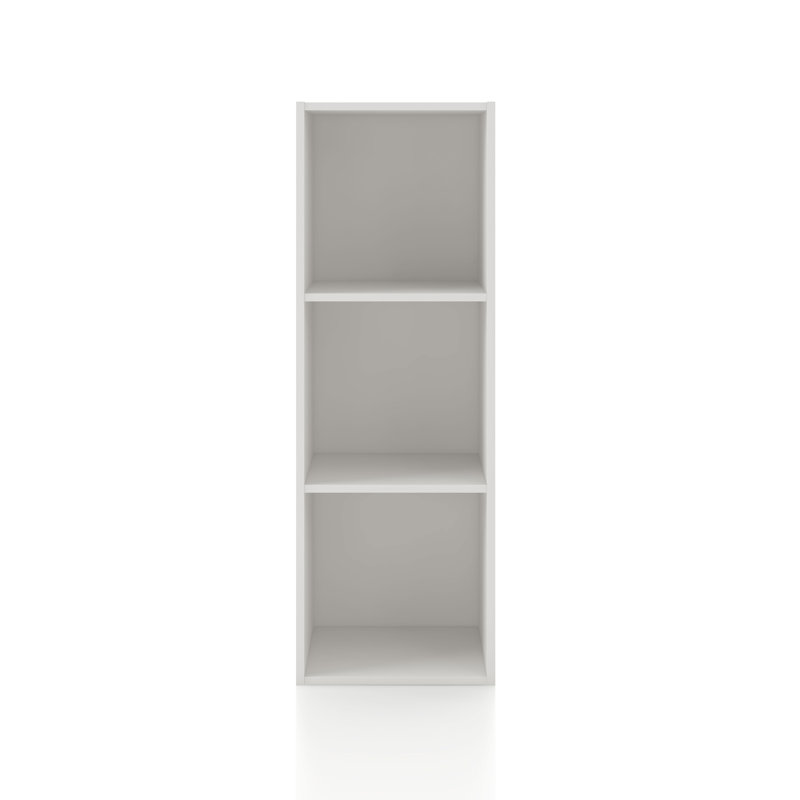 Bibliothèque de rangement modulable, 3 cubes, Blanc