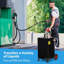 Chariot à carburant en acier allié noir 30 gallons-1161867811
