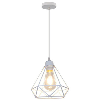 Schuler 1 - Light White Geometric Pendant