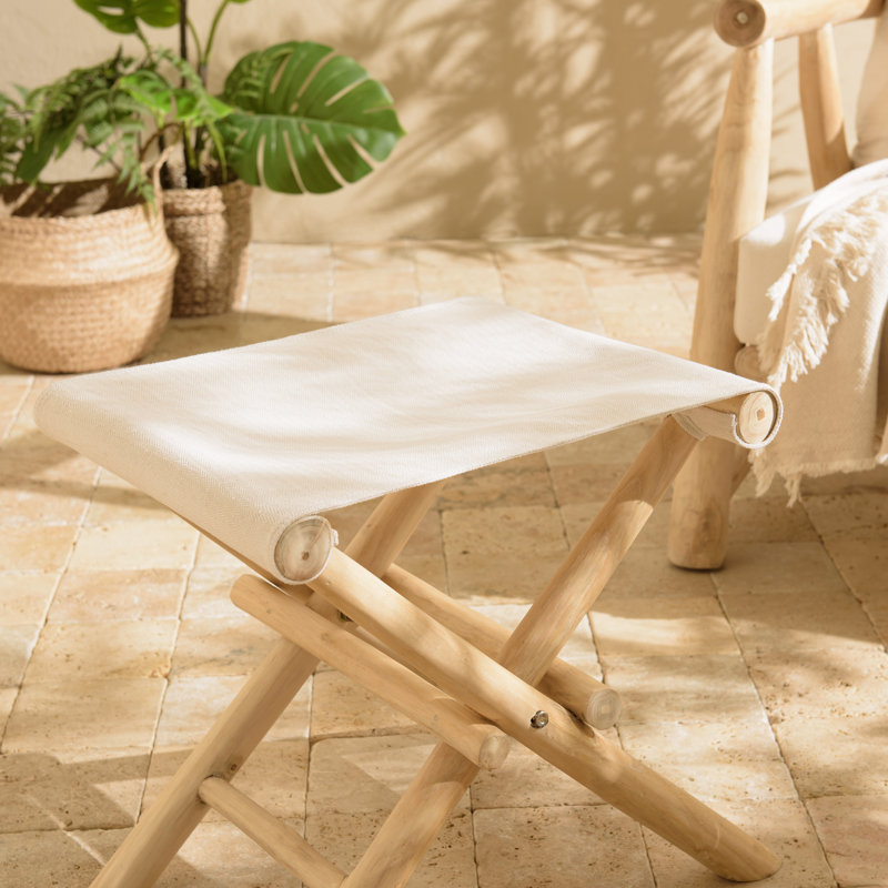 Cafferkey Solid Wood Accent Stool
