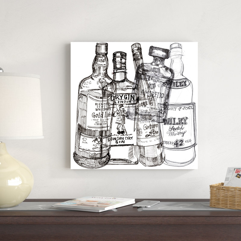 " Whiskey Wednesdays I " by Jennifer Paxton Parker, 20" H x 20" W