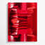 «Abstract Color Field 18», art mural sur toile rouge-1105725025