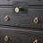 Simple Black Ash Solid Wood Accent Chest
