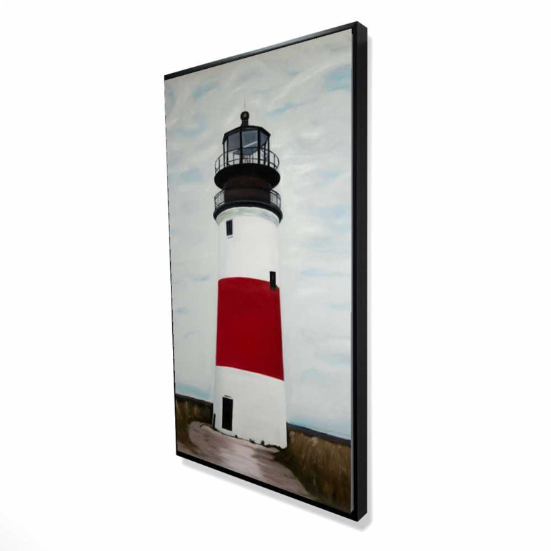 Toile encadrée rouge Sankaty Head Décoration intérieure
