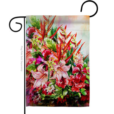 Double Sided 18.5'' H x 13'' W Polyester Garden Flag
