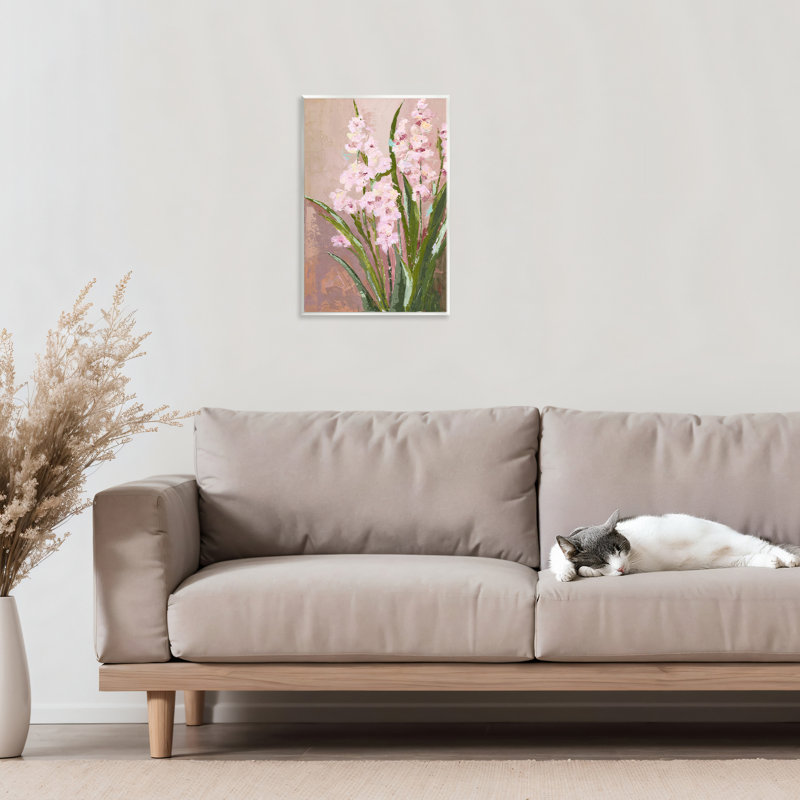 Plaque murale «Pink Garden Dreams», conception par Susan Pepe, H 15 po x l 10 po