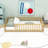 Twin Wooden Frame Kids Bed With Slats-1832632926