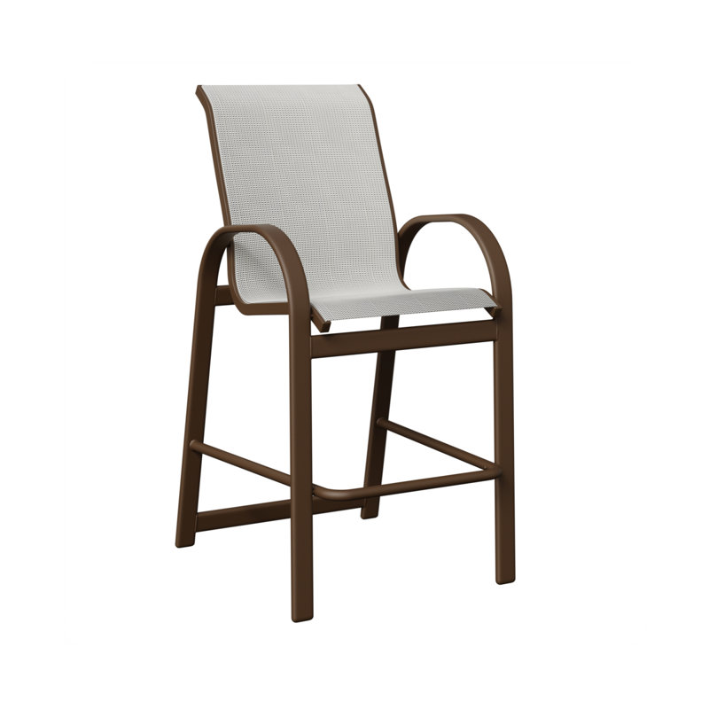 Chaise de bar berlinoise Mesquite, Filon de bois mesquite, Noir luxe