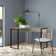 Smithtown Corner Metal Base Writing Desk