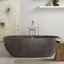 Baignoire de trempage en béton Avalon NativeStone autoportant ovale