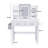 Adjustable Led Light Mdf Dressing Table Modern Bedroom Setup