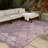 Machine Washable Indoor/Outdoor Chantille ACN2879 Lattice Rug-785149097-785149079