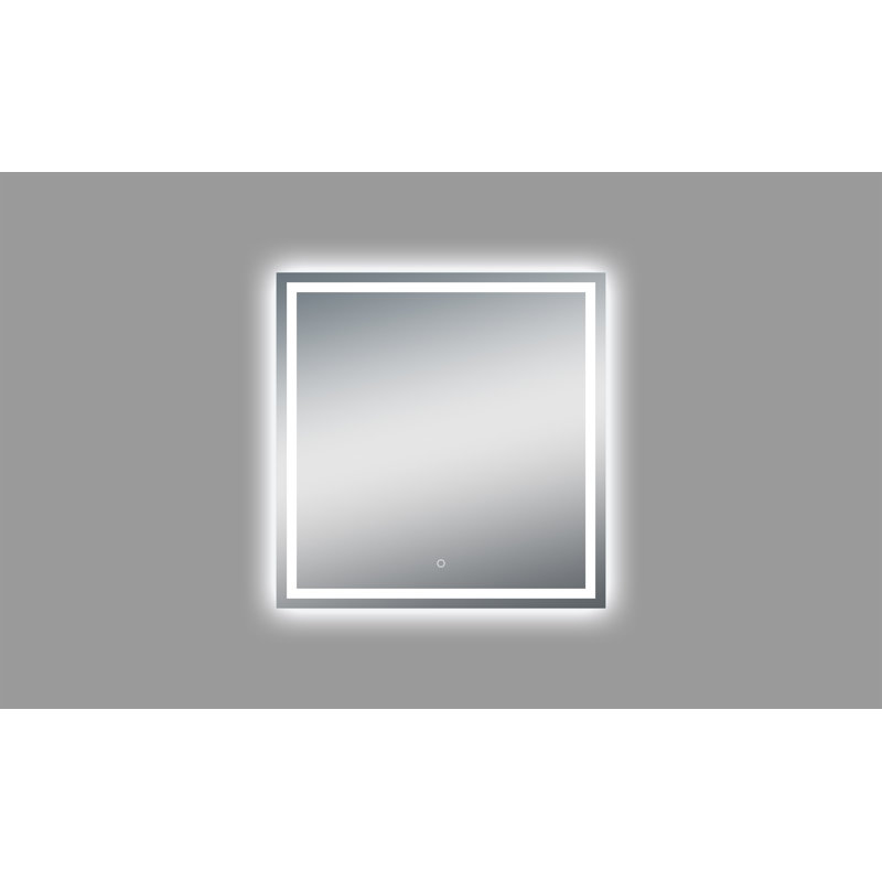 Quiles Flat Wall Mirror, 40" x 39.25"