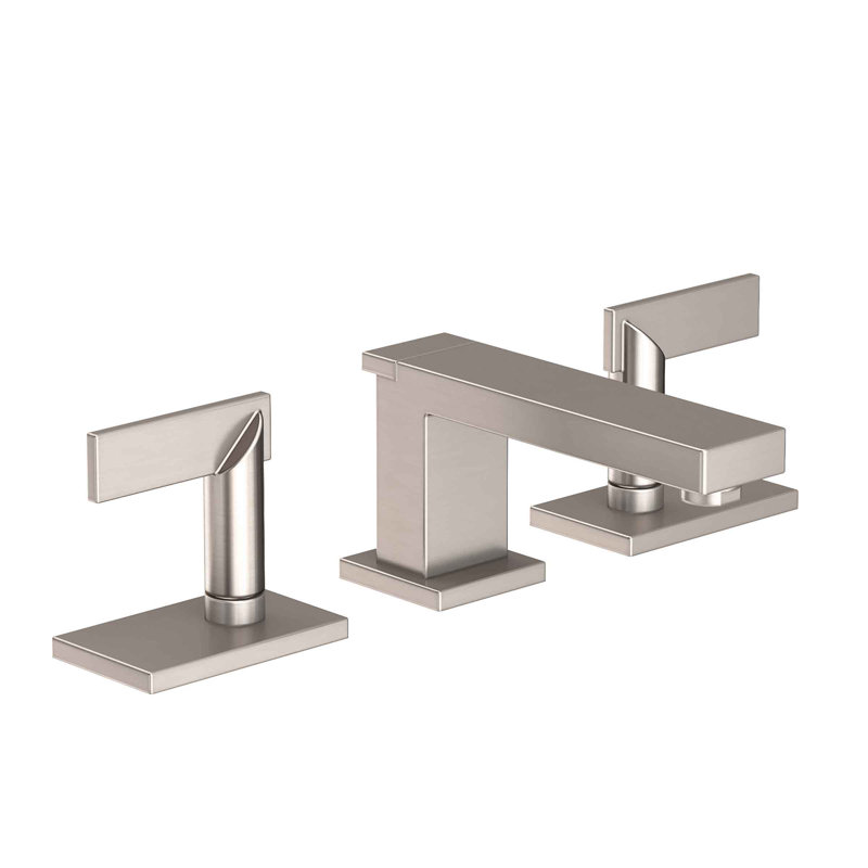 Metro Widespread Bathroom Faucet with Drain Assembly, Satin Nickel