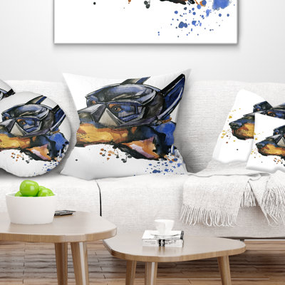 Coussin Doberman Superman