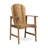 Wood Dining Chairs (2), Weather Resistance, Natural Hue, Beautify Your Patio Area Add A Rustic Touch To-959563622