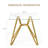 Square Tempered Glass Dining Table for Small Spaces – Sturdy Metal Base, Modern Minimalist Design