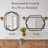 Hexagon Black Metal Framed Wall Mirror, Geometric Bathroom Vanity Mirror for Over Sink, Horizontal or Vertical Hanging Accent Mirror for Entryway, Bedroom & Living Room-1606110034