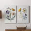 Pressed Flower Memories I - Toile tendue avec châssis de qualité supérieure - Prêt à être accroché-2111371966