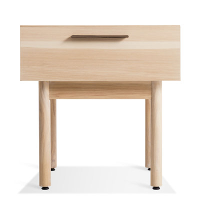 Shale 1 - Drawer Solid Wood Nightstand