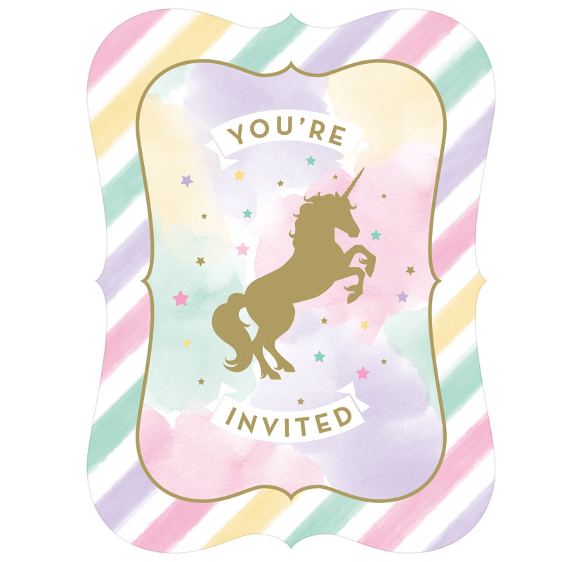 Paper Birthday Invitations