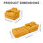 Canapé-lit futon convertible 35,43 po-3535730