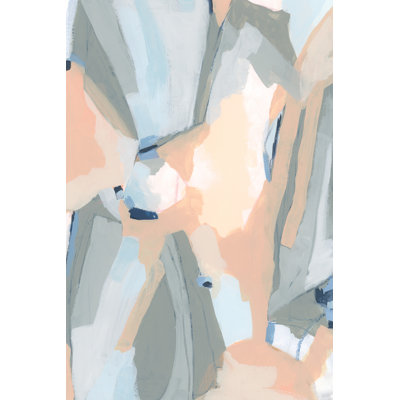 Pastel Cavern II - Wrapped Canvas Painting