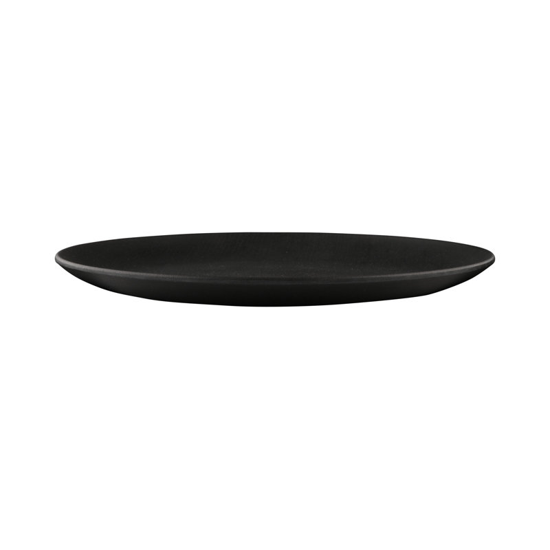 Assiette plate 11 po greenovations, Noir