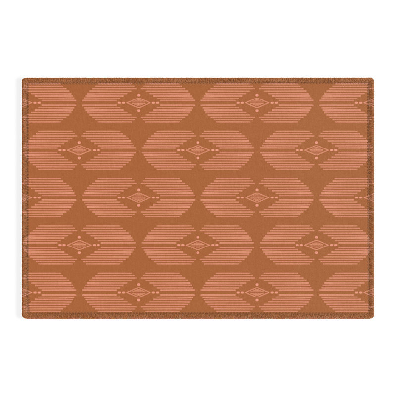Tapis rectangulaire Yoselin avec envers antidérapant, Rectangle 2 pi x 3 pi