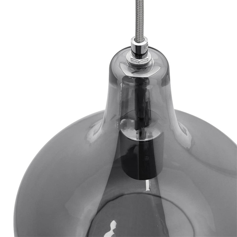 URBNLIVING 1 - Light Black Single Pendant