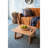 27.6X27.6X13.8" Teak Coffee Table