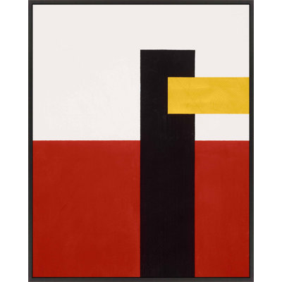 Composition With Yellow 4 by Robert Kamnatnik