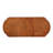 Evangeline Extendable Oval Solid Wood Base Dining Table