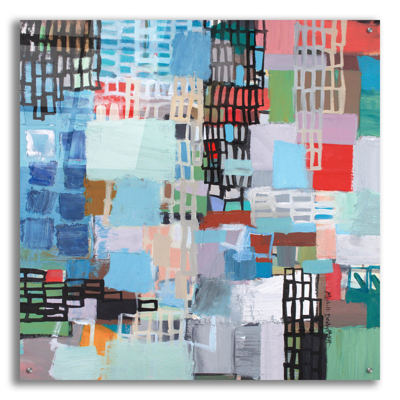 "Dans l'autre" par Michelle Daisley Moffitt, H 36 po x l 36 po