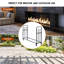 47'' W Metal Log Rack