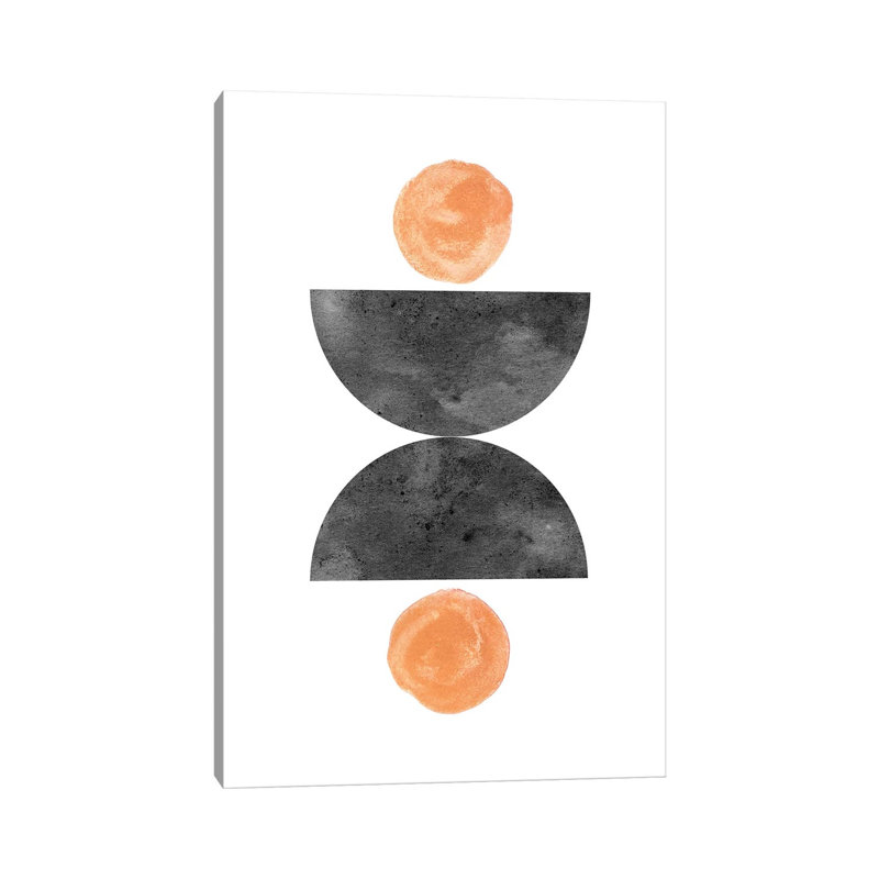 Geometric Shapes by Whales Way - Print on Canvas, 66.04cm H x 45.72cm W x 1.91cm D, Wrapped Canvas