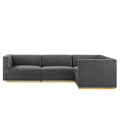 Canapé modulaire 4 pièces Sanguine Channel