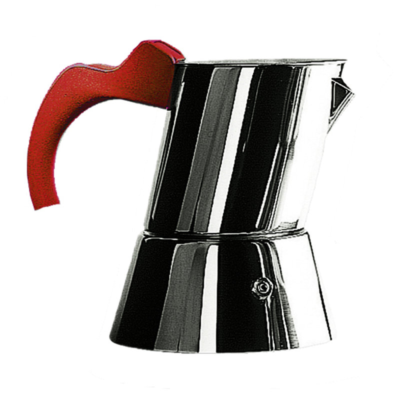 Ergonomica Coffee Maker 4/6 Cups - 1 Piece - Cobalt, 6.37" H x 4.75" W x 6.75" D, Coral