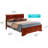 Traditional Cherry Storage Bed With Elegance