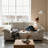 78.74" Cream White Velvet Loveseat Sofa – Soft Durable Upholstery, Built-In Hidden Storage | Space-Saving Compact Design for Small Living Rooms & Apartments-315645095