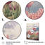 «Retro Blooming Retro Tulips Mountain Flowerfield» sur toile-169378248-169378252